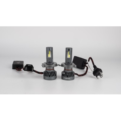 LED лампи автомобільні DriveX LED лампи серії AL-15 PRO H4 H/L 65W 9-60V 5.5K к-т.