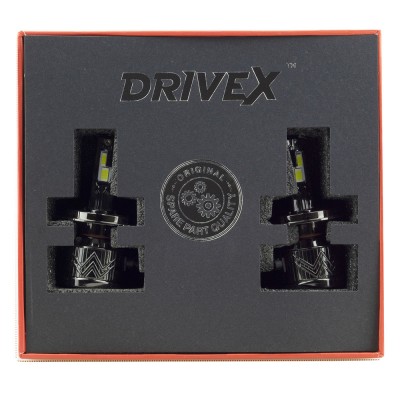 LED лампи автомобільні DriveX AL-09 H4 H/L 6000K LED 65W CAN 12V LED лампи автомобільні DriveX AL-09 H4 H/L 6000K LED 65W CAN 12V