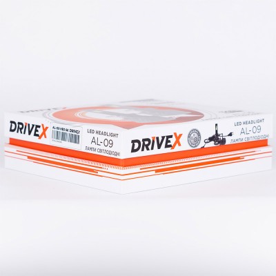 LED лампи автомобільні DriveX AL-09 H4 H/L 6000K LED 65W CAN 12V LED лампи автомобільні DriveX AL-09 H4 H/L 6000K LED 65W CAN 12V