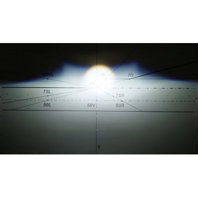 BiLED модуль основного світла DriveX BiLED Amateru 3.0" 52/70W 5500К Dual chip CAN