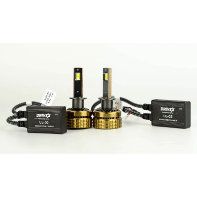 LED лампи автомобільні DriveX UL-02 h1 6K 100W CAN LED лампи автомобільні DriveX UL-02 h1 6K 100W CAN