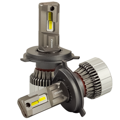 LED лампи автомобільні DriveX UL-03 H4 H/L 60W 9-32V 5.5K LED LED лампи автомобільні DriveX UL-03 H4 H/L 60W 9-32V 5.5K LED