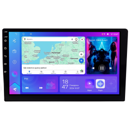 Автомобільний мультимедійний центр 10" з бездротовим CarPlay та Android Auto - DriveX A-1003 Q 2+32 4C 4x50W(TDA7851)