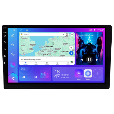 Автомобільний мультимедійний центр 10" з бездротовим CarPlay та Android Auto - DriveX A-1003 Q 2+32 4C 4x50W(TDA7851)