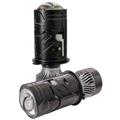 LED лампи автомобільні з лінзою SoKill LE-10 LC H4 H/L 6000K 85W/65W к-т.