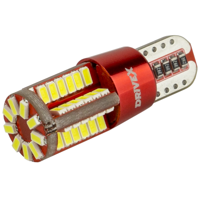 Світлодіоди в габаритні вогні. підсвітку номера та в салон DriveX T10-211 12-24V 2.7W CAN W5W 430Lm base-10mm B Світлодіоди в габаритні вогні. підсвітку номера та в салон DriveX T10-211 12-24V 2.7W CAN W5W 430Lm base-10mm B