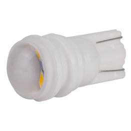Світлодіоди в габаритні вогні. підсвітку номера та в салон  DriveX T10-219 White 12V 0.5W 30Lm W5W base-10mm C